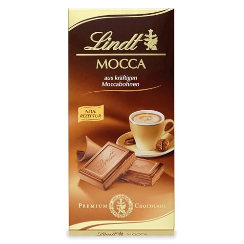 Lindt Schokolade Mocca | 100 g Tafel | Vollmilch-Schokolade mit kräftigen...