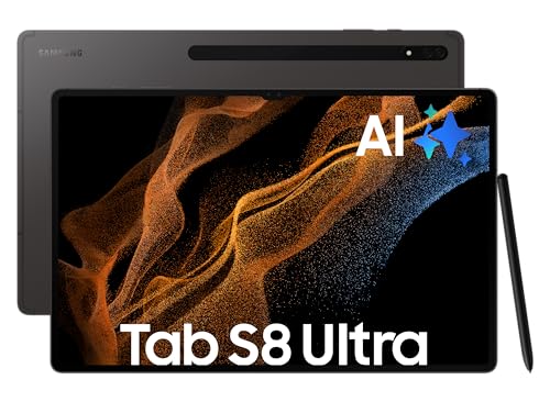 Samsung Galaxy Tab S8 Ultra, 14,6 Zoll, 256 GB interner Speicher, 12 GB RAM,...