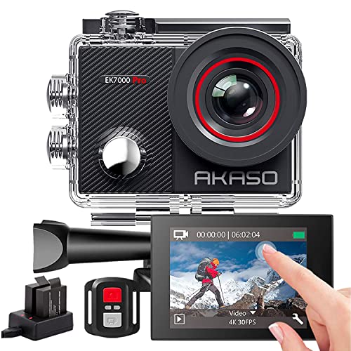 AKASO Action Cam 4K 20MP WiFi 40M Unterwasserkamera Wasserdicht Ultra HD...
